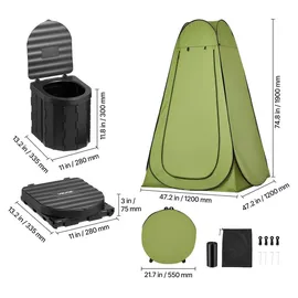 Vevor Tragbare Campingtoilette