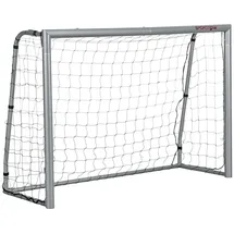 sportnow Fußballtor Grau 240 x 85 x 160 cm