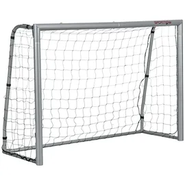 sportnow Fußballtor Grau 240 x 85 x 160 cm