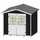 Weka Gartenhaus 218 3,01 x 2,95 m anthrazit