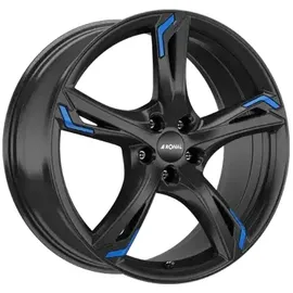 Ronal R62 7,5 x 17 5 x 112 ET45 MB76 Blau/Schwarz