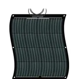 Schwaiger Flexibles Solarmodul 100W Monokristallines Solarpanel 20,7V Flexipanel Fleximodul Balkonkraftwerk PV Modul Wasserdicht für Camping Wohnmobil