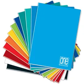 Blasetti One Color - A4-Heft, Maxi-Hefte mit Jolly Page, Packung mit 10 Stück, Papier 80g, einfarbiger Einband - Lineatur 0Q, 5mm Karos für 2. oder 3. Klasse