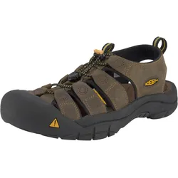 Sandale KEEN "Newport", Gr. 41, braun, Leder, sportlich, Schuhe