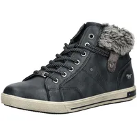 Mustang SHOES "Mustang Shoes Sneaker Lederimitat/Textil", Damen, Gr. 36, navy, Lederimitat, Textil, Schuhe Sneaker