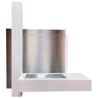 Divina Fire Bioethanol-Wandkamin VIENNA Weiß L65 x H75 x T23