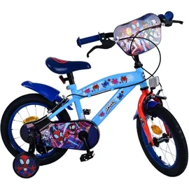 Volare Kinderfahrrad Spidey 14 Zoll Kinderrad in Blau