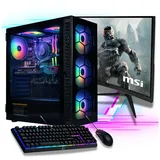 Meinpc Gaming PC Komplettsystem Trooper PC-Komplettsystem (27,00", AMD Ryzen 7 5700X, RTX 3060, 32 GB RAM, 1000 GB SSD, Gaming, Gamer, RGB)
