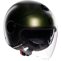 AGV Eteres Andora Jethelm - Matt Dunkelgrün/Schwarz / XL
