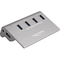 DeLock 64181 USB 3.2 Gen 2-Hub Grau