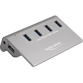 DeLock 64181 USB 3.2 Gen 2-Hub Grau