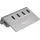 DeLock 64181 USB 3.2 Gen 2-Hub Grau