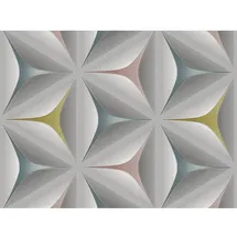 A.S. Création Vliestapete Scandinavian 2 0,53 m x 10 m 960422 Blau/Grau/Rosa