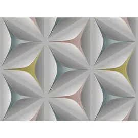 A.S. Création Vliestapete Scandinavian 2 0,53 m x 10 m 960422 Blau/Grau/Rosa