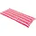 Homescapes Bankauflage 108 x 42 x 5 cm rot-weiß gestreift 2-tlg.
