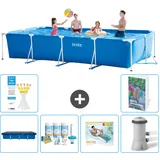 Rechteckiger Frame Pool - 450x220x84 Cm - 7-teilig  S172