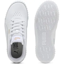 Puma Carina 3.0 Sneaker Mädchen 01 white/gold 39