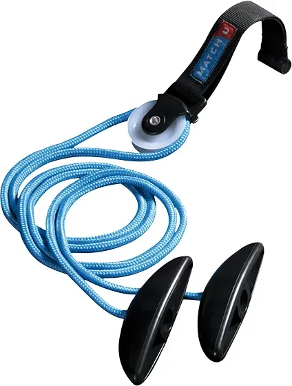 Matchu Sports Schulterstrechter - Blau/Schwarz - Latex