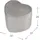 roba Kinderhocker Lil Sofa Herzform grau