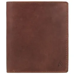 Esquire Dallas Geldbörse RFID Schutz Leder 12 cm braun