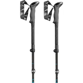 Leki Makalu FX TA 110-130 cm petrol-black-silvergray