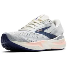 Brooks Adrenaline GTS 24 Damen Wide Grey/Blue Ribbon/Peach 38
