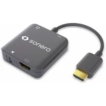 Sonero HDMI Audio Extractor 4K 0,5 m schwarz