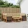 vidaXL Outdoor-Sofagarnitur 5-tlg. Natur