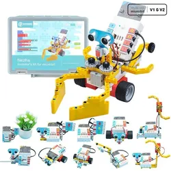 ELECFREAKS micro:bit Nezha 48 in 1 Inventor's Kit, 11 Module, 400 Bausteine, 75+ Lern-Projekte