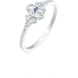Verlobungsring »Kristalle Marquise Design 925 Silber«, 56355410-58 Silber + weiß