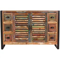 Sideboard Fiume Altholz Kommode Wohnzimmer Esszimmer Schubladen Schrank