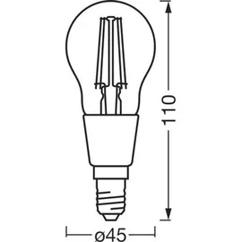 Osram SMART+ Matter Leuchtmittel E14 4 W warmweiß