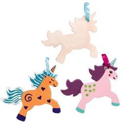 Einhorn Keramik Dekorationen  (pro Set 5) Keramik & Porzellan