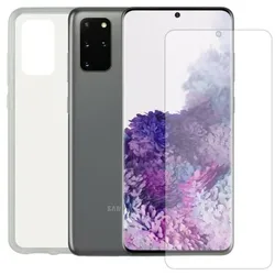 Bildschirmschutz aus Hartglas fürs Handy + Hülle für Handys Samsung Galaxy S20+ Contact