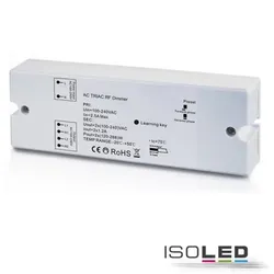 ISOLED Sys-One Funk Dimmer für dimmbare 230V LED Leuchtmittel/Trafos, 2x288VA ISO-112699