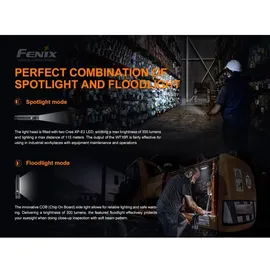 Fenix WT16R LED Taschenlampe 300 Lumen