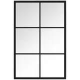 vidaXL Wandspiegel 60 x 40 cm Schwarz