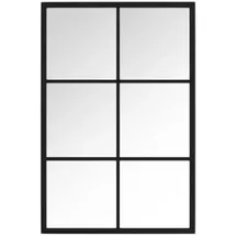 vidaXL Wandspiegel 60 x 40 cm Schwarz