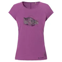 Vaude Tekoa Ii Kurzarm-t-shirt - Magenta - 38