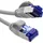 InLine Patchkabel Slim, Cat.6A, S/FTP, TPE (LSZH) flexibel, PoE, grau, 3m
