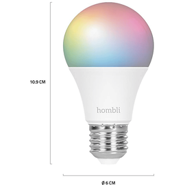 Hombli smarte Glühbirne 9W, E27, RGB 2er Pack