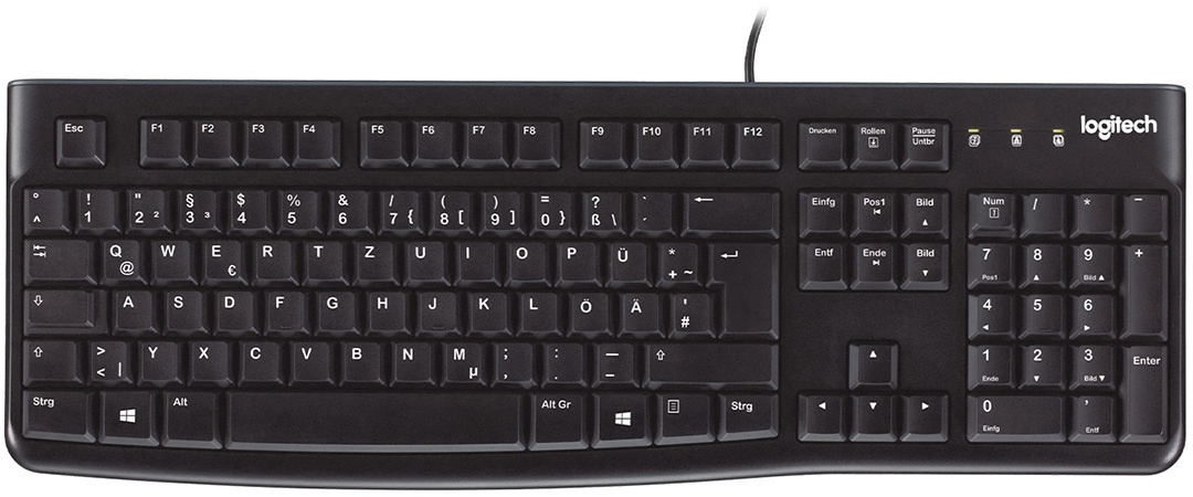 Logitech K120 Tastatur, kabelgebunden