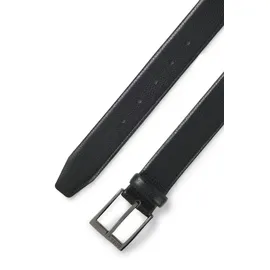 Boss Herrengürtel Leder schwarz 105