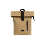 MIRROSI Rucksack Damen- und Herren-Tagesrucksack, großes Volumen M: 13-16 L (28x42x11cm, Wasserdicht), aus hochwertigem Kunstleder, Rucksack, Daypack gelb