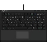 KeySonic ACK-3410 Super Mini Tastatur mit Smart Touchpad DE (60377)