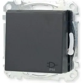 Merten Schuko-Steckdose IP44 Anthrazit 1 St.