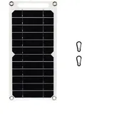 NMM Solar Powerbank, solarpanel USB, 10W Solar Ladegeräte, Solarpanel 5v für mobiles Aufladen Solar Camping Handy Powerbank