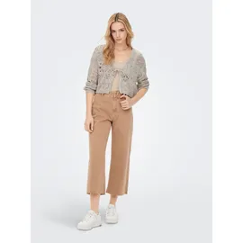 Only Onlbeach Life 7/8 O-N Cardigan KNT Noos grau L