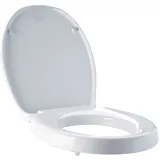 RIDDER WC-Sitzerhöhung Top mit Absenkautomatik weiß, | Gr.: onesize