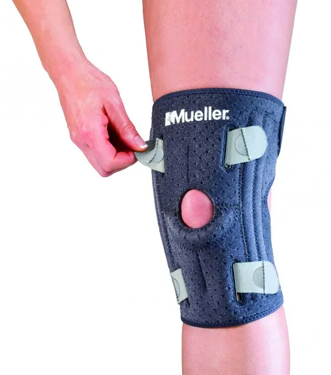 Kniebandage Mueller  Adjust-To-Fit Knee Stabilizer - grau